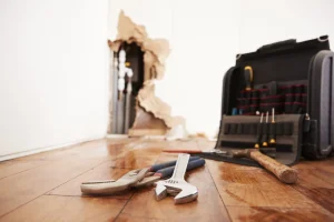 damaged commercial plumbing