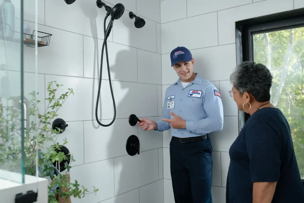 shower bathtub installation