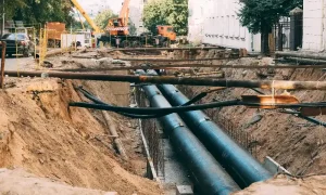 signs of a collapsed sewer line