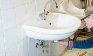 sink drain installation