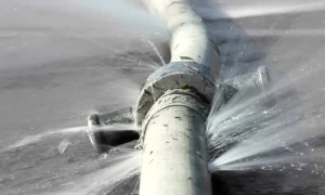 if a pipe burst