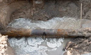cracked sewer line