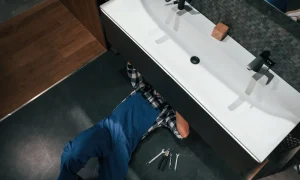 repair a leak under the sink