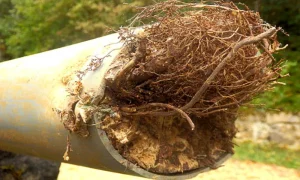 roots in sewer line
