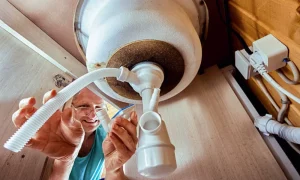 installing dishwasher drain